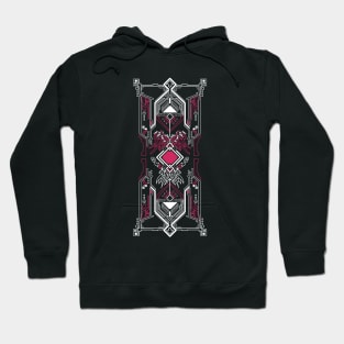 simetrical card design artwork Hoodie